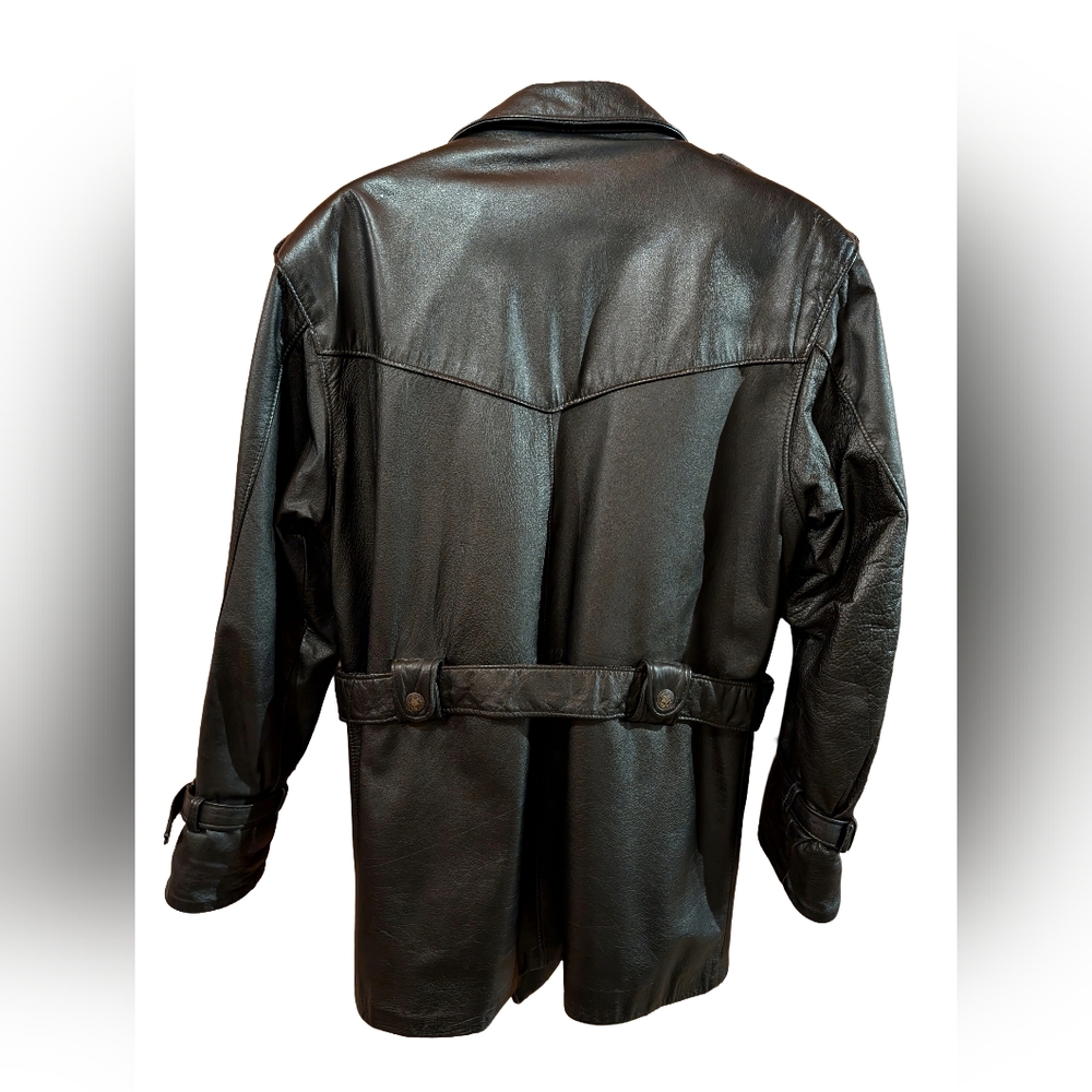 Vintage Cuir Dimitri Black Leather Women's Jacket - Picture 3 of 12